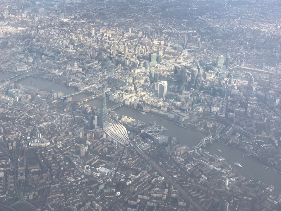 City of London SMALL Shard London Bridge Aerial